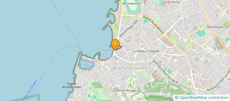 localisation de l'entreprise AUTO BILAN POINTE ROUGE à MARSEILLE