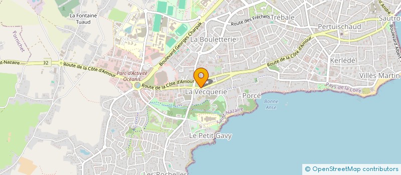 localisation de l'entreprise AUTO BILAN SAINT NAZAIRE VECQUERIE à SAINT-NAZAIRE