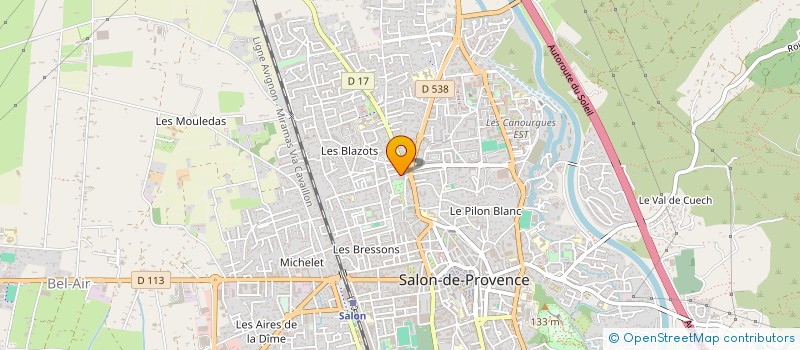 localisation de l'entreprise AUTO BILAN SALONAIS à SALON-DE-PROVENCE