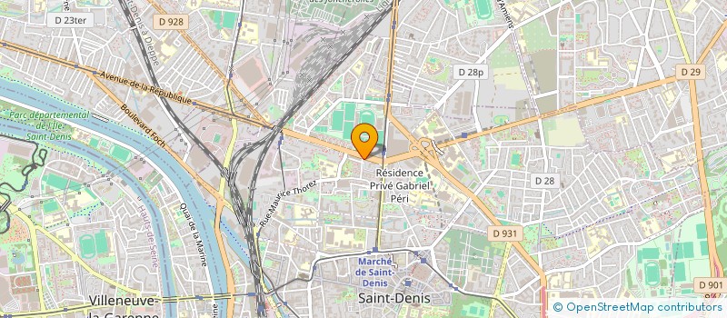 localisation de l'entreprise AUTO BILAN SECURITE- ABS ST DENIS à SAINT-DENIS