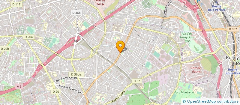 localisation de l'entreprise AUTO BILAN SERVICE à MONTREUIL