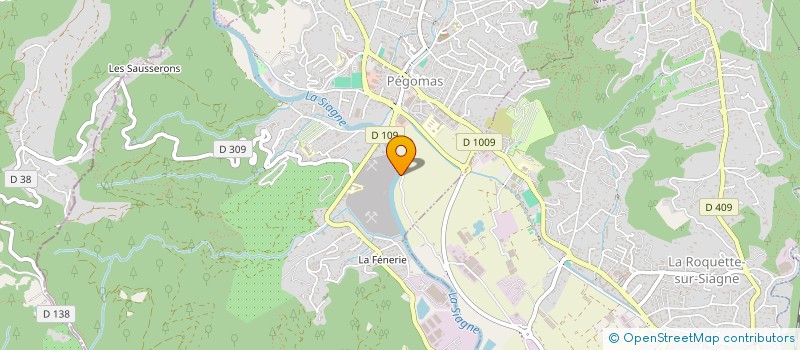 localisation de l'entreprise AUTO BILAN SIAGNE  PEGOMAS