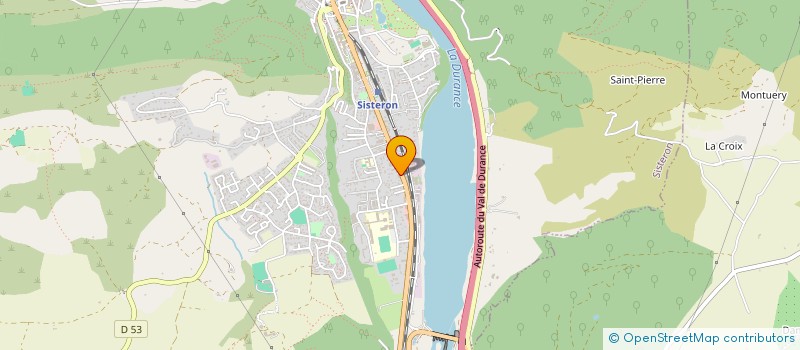 localisation de l'entreprise AUTO BILAN SISTERONNAIS à SISTERON