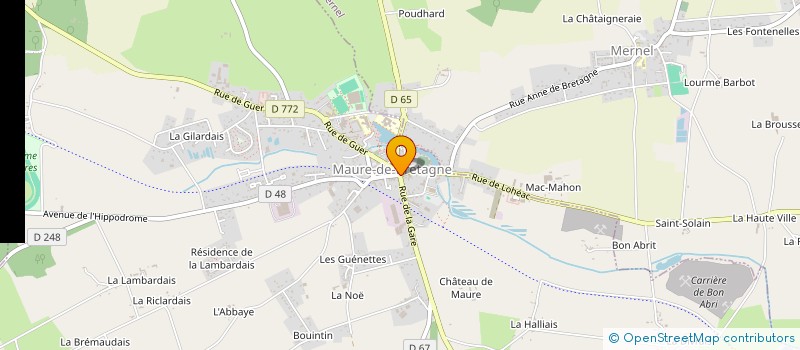 localisation de l'entreprise AUTO BILAN SOREL  VAL D'ANAST