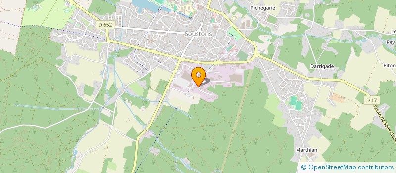 localisation de l'entreprise AUTO BILAN SOUSTONNAIS  SOUSTONS