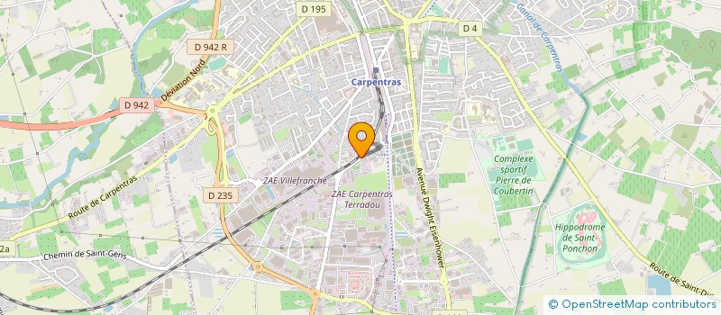 localisation de l'entreprise AUTO BILAN VAUCLUSE à CARPENTRAS