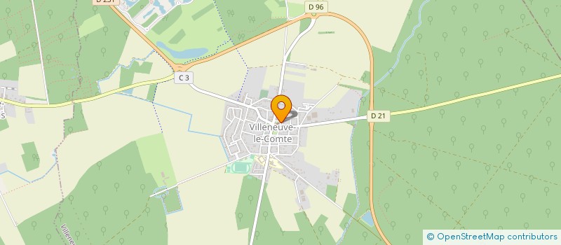 localisation de l'entreprise AUTO BILAN VILLECOMTOIS à VILLENEUVE-LE-COMTE