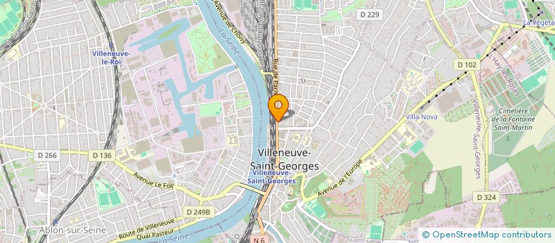 localisation de l'entreprise AUTO BILAN VILLENEUVE SAINT GEORGES  VILLENEUVE-SAINT-GEORGES