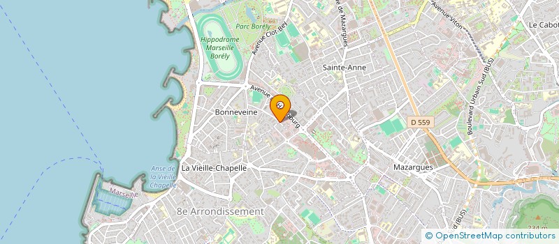 localisation de l'entreprise AUTO BORELY VO MARSEILLE  MARSEILLE