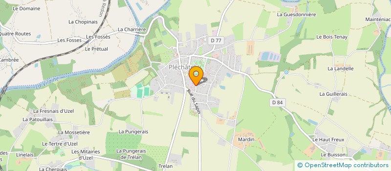localisation de l'entreprise AUTO BOUM 35 à LA NOE-BLANCHE
