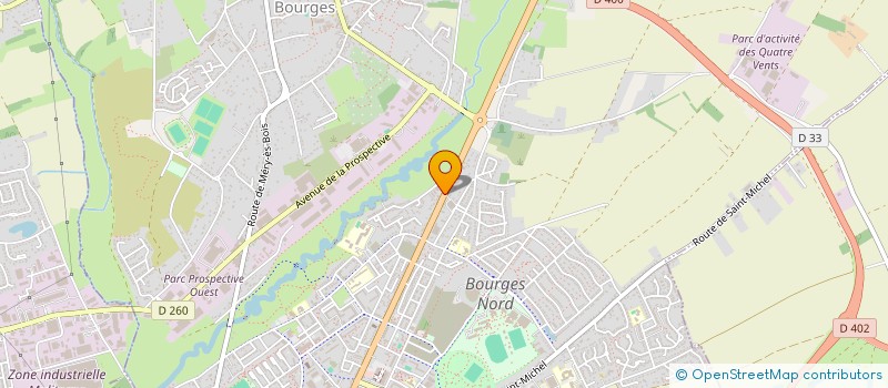 localisation de l'entreprise AUTO BOURGES CONCEPT  BOURGES