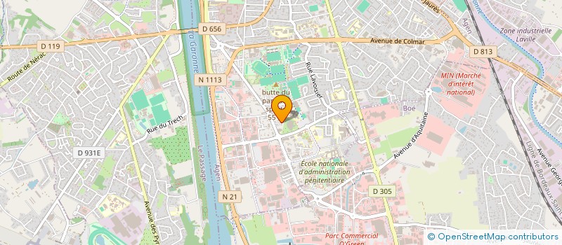 localisation de l'entreprise AUTO BOX  BOE