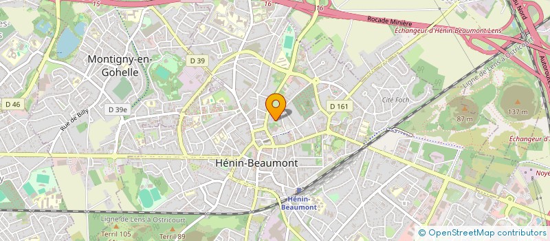 localisation de l'entreprise AUTO BUISNESS à HENIN-BEAUMONT