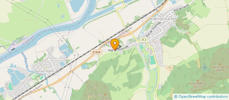 localisation de l'entreprise AUTO BUSINESS à KŒNIGSMACKER