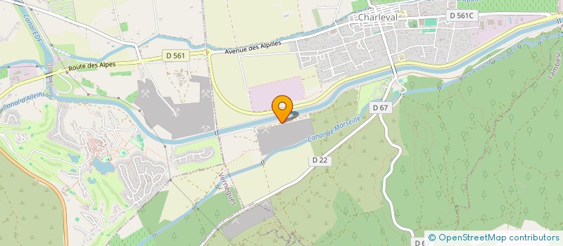 localisation de l'entreprise AUTO-C 13  CHARLEVAL