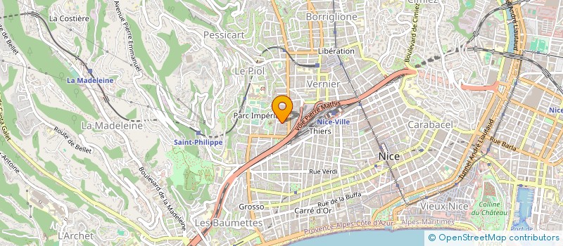 localisation de l'entreprise AUTO CAMBLONG BLANC à NICE