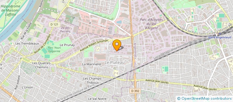 localisation de l'entreprise AUTO CAP  SARTROUVILLE