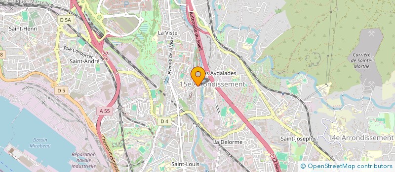 localisation de l'entreprise AUTO CAR 13 à MARSEILLE