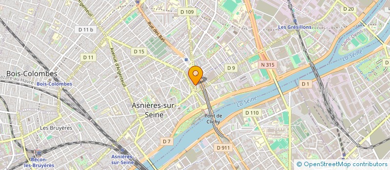 localisation de l'entreprise AUTO CAR'RENT à GENNEVILLIERS