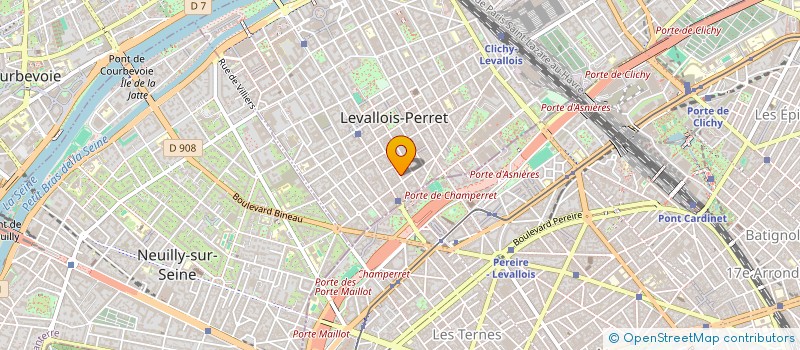 localisation de l'entreprise AUTO CAR SELF DRIVE à LEVALLOIS-PERRET