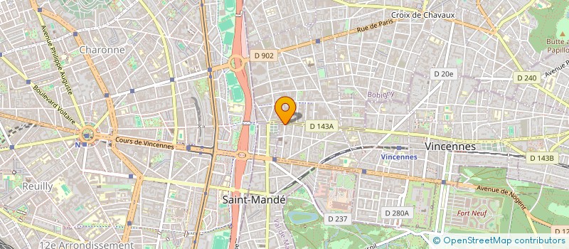 localisation de l'entreprise AUTO CARNOT à VINCENNES