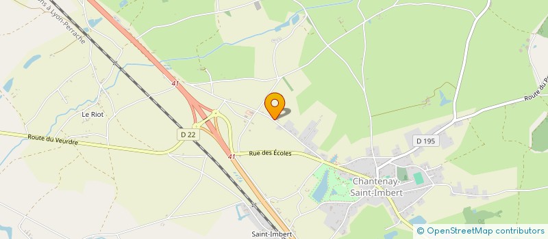 localisation de l'entreprise AUTO CARROSS à CHANTENAY-SAINT-IMBERT
