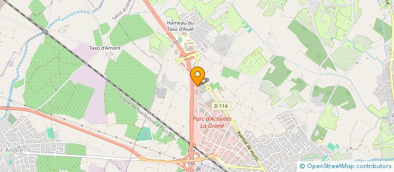 localisation de l'entreprise AUTO CARROSSERIE GROUP  ARGELES-SUR-MER