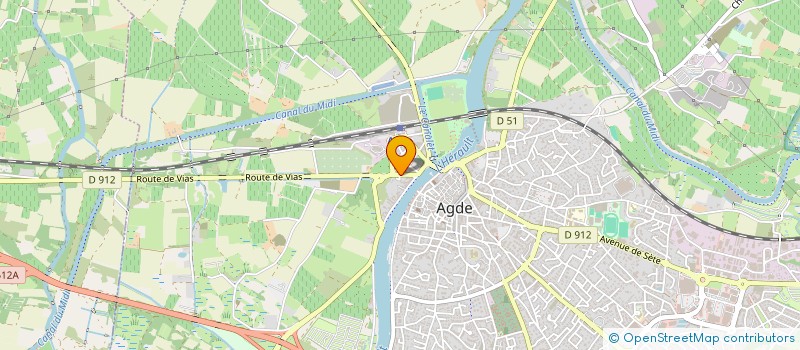 localisation de l'entreprise AUTO CARS 34 à AGDE