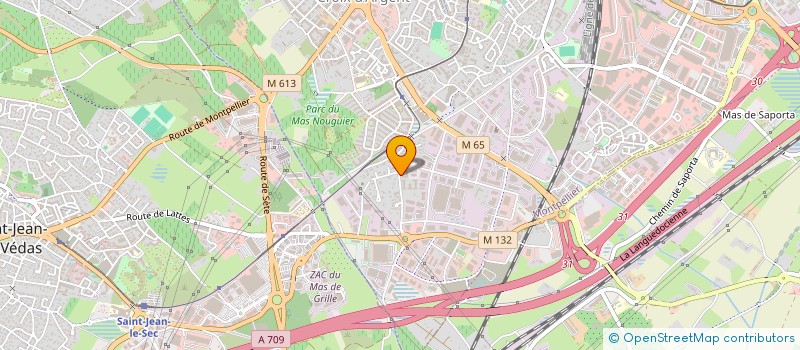 localisation de l'entreprise AUTO CARS 3A  MONTPELLIER