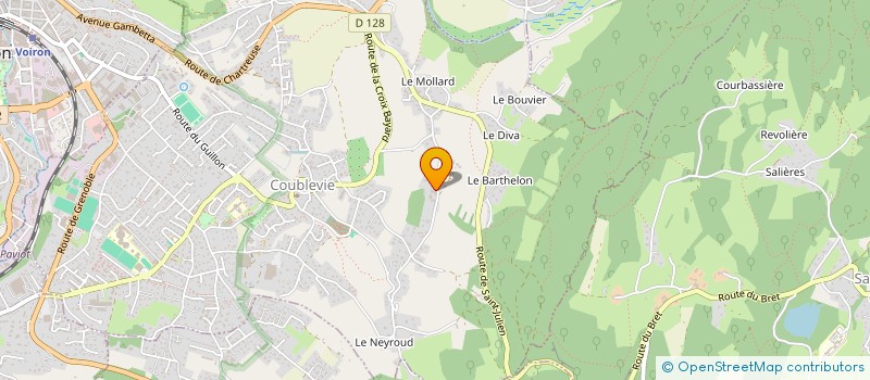 localisation de l'entreprise AUTO CASH  COUBLEVIE