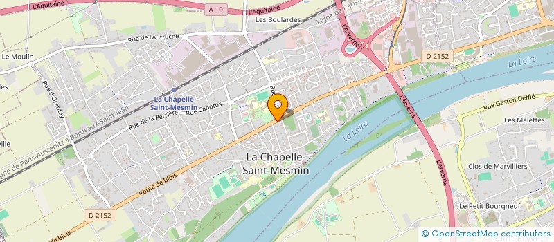 localisation de l'entreprise AUTO CASH à LA CHAPELLE-SAINT-MESMIN