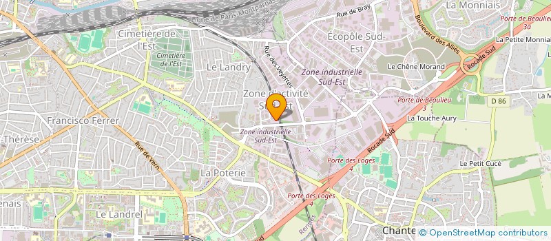 localisation de l'entreprise AUTO CASSE 35  RENNES