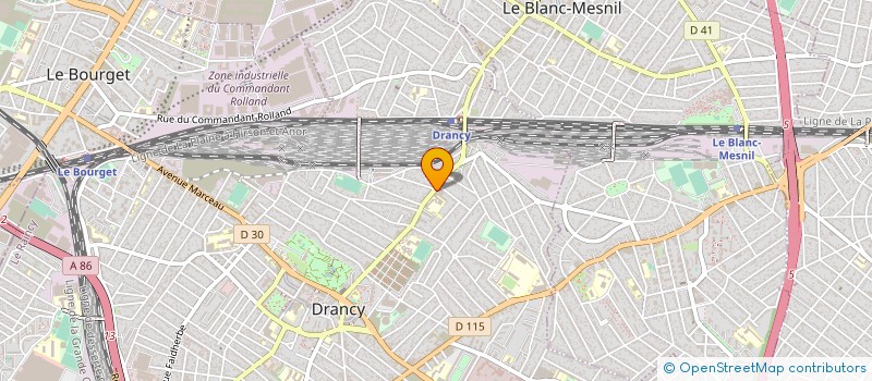 localisation de l'entreprise AUTO CASSE 93 à DRANCY