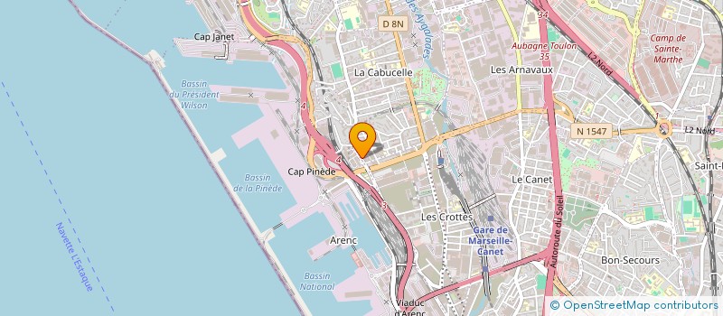 localisation de l'entreprise AUTO CASSE NORD à MARSEILLE