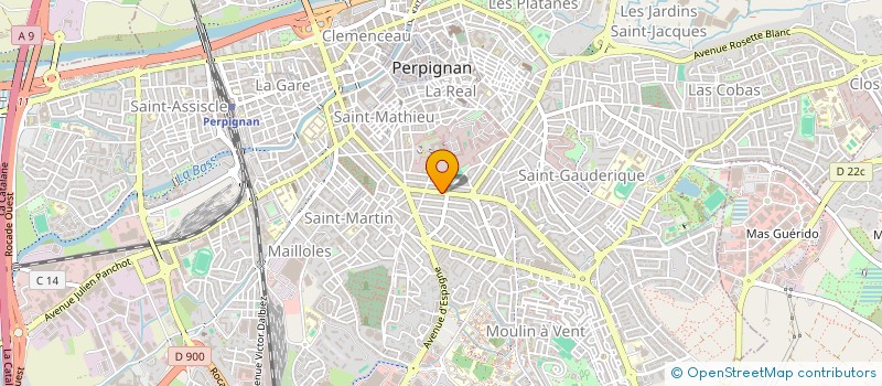 localisation de l'entreprise AUTO CATALOGNE à PERPIGNAN