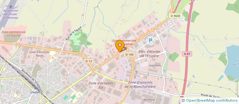 localisation de l'entreprise AUTO CC CHOLET LOCATION à CHOLET