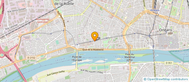 localisation de l'entreprise AUTO CENTRE MADELEINE à ORLEANS