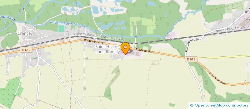 localisation de l'entreprise AUTO CHAMPENOISE  SAINT-HILAIRE-SOUS-ROMILLY