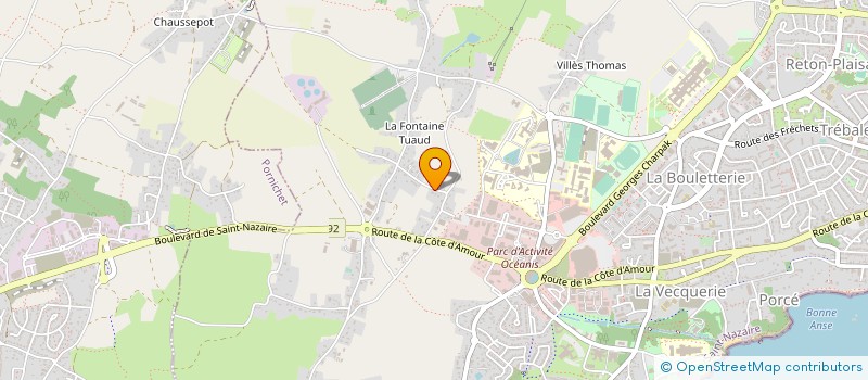 localisation de l'entreprise AUTO CHANGE à SAINT-NAZAIRE