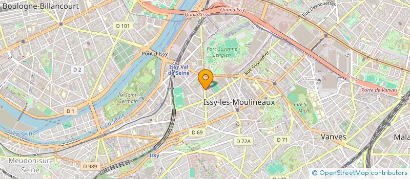 localisation de l'entreprise AUTO CHAVES à ISSY-LES-MOULINEAUX