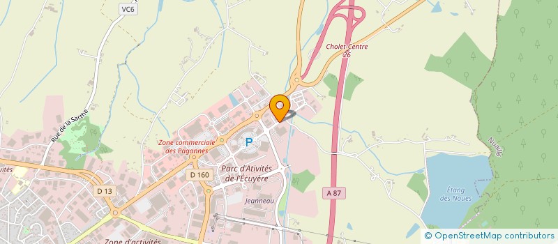 localisation de l'entreprise AUTO CHOLET LAVAGE à CHOLET