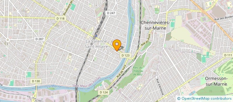 localisation de l'entreprise AUTO CHRIS DEPANN  SAINT-MAUR-DES-FOSSES