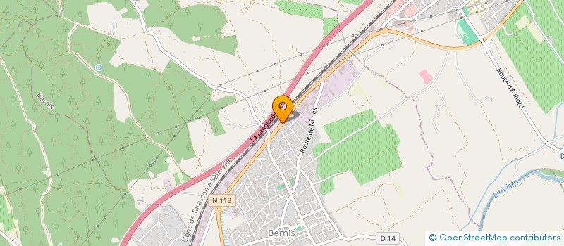 localisation de l'entreprise AUTO CITY 30  BERNIS