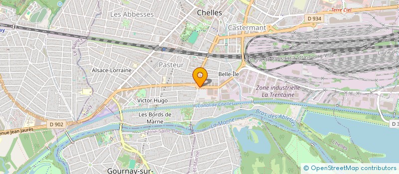 localisation de l'entreprise AUTO CITY  CHELLES