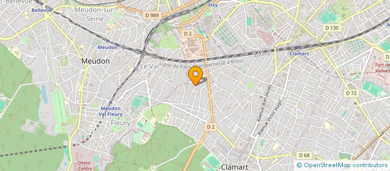 localisation de l'entreprise AUTO CLAMARTOISE LOCATION SARL à CLAMART