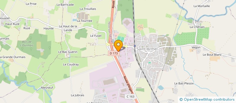 localisation de l'entreprise AUTO CLASS  SAINT-ARMEL