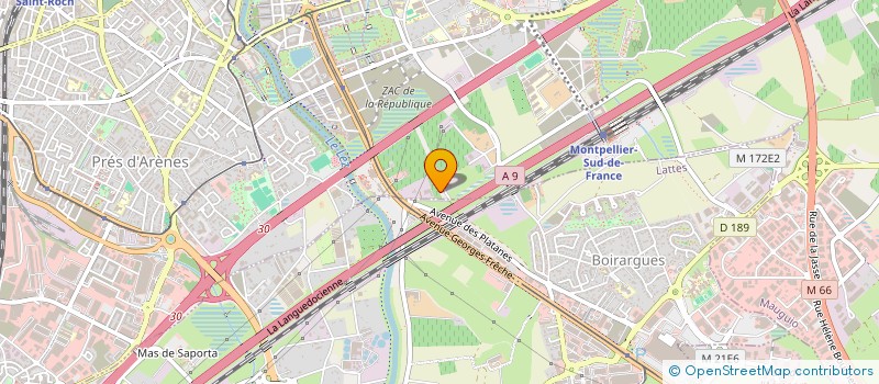 localisation de l'entreprise AUTO CLASS DU MIDI à MONTPELLIER