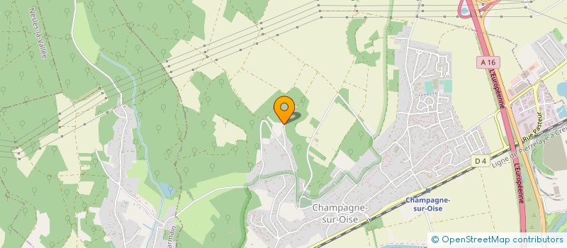 localisation de l'entreprise AUTO CLASSIC 95  CHAMPAGNE-SUR-OISE