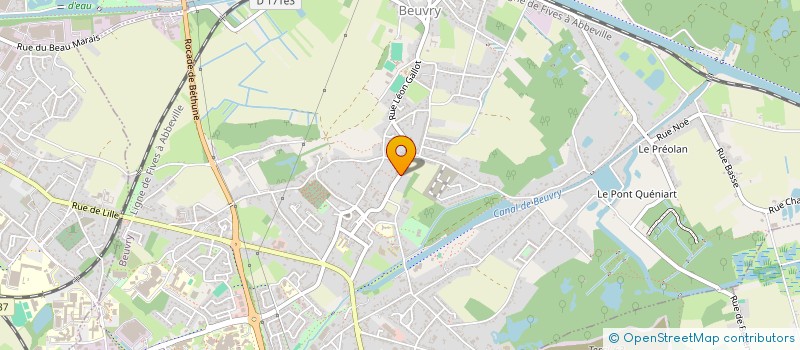 localisation de l'entreprise AUTO CLEAN CONCEPT  BEUVRY