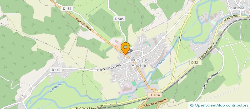 localisation de l'entreprise AUTO CLEAN SERVICES SARL à FLEURY-SUR-ANDELLE